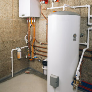 independent heating system in boiler-room