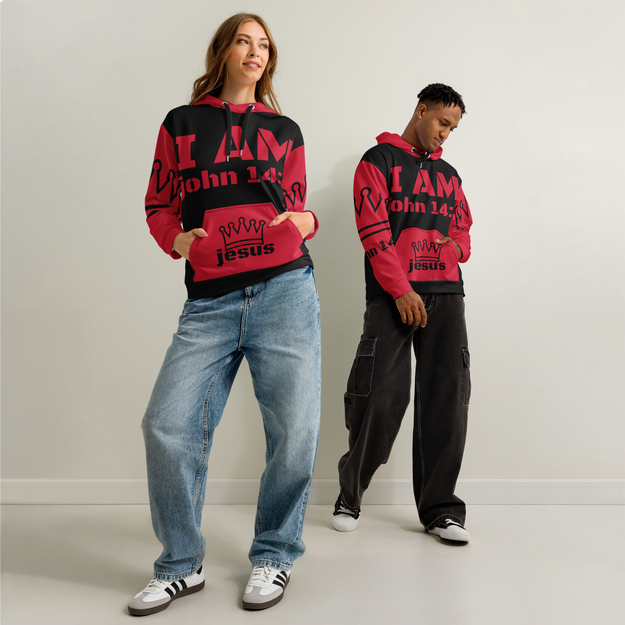 Unisex cotton hoodie